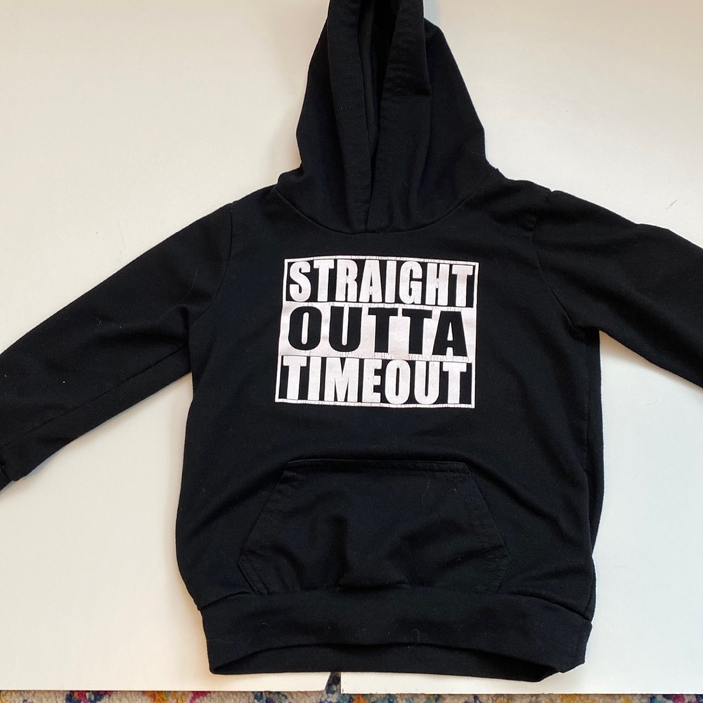 Kids hoodie black